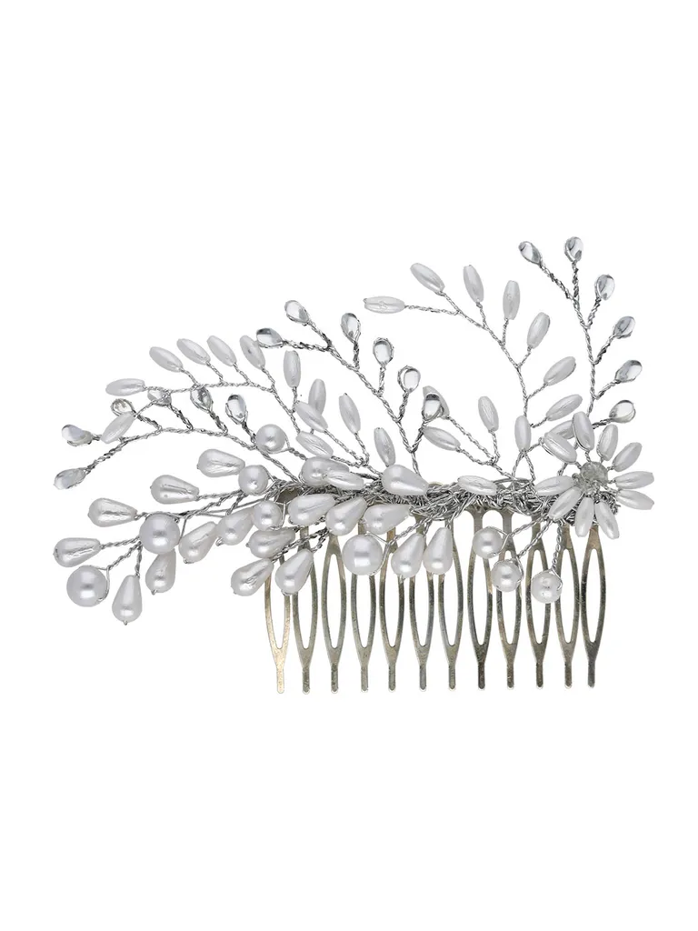 Fancy Comb in Rhodium finish - ARE1032A