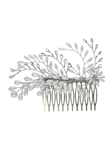 Fancy Comb in Rhodium finish - ARE1032A