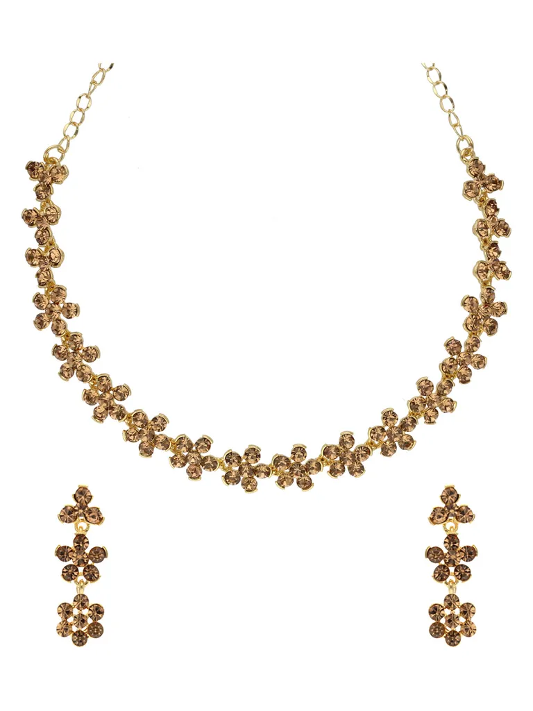 Necklace Set in Gold finish - AKC71285