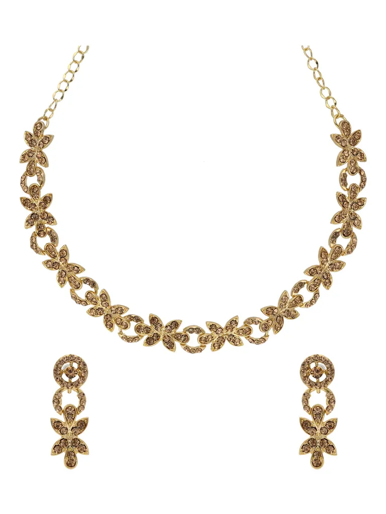 Necklace Set in Gold finish - AKC71286