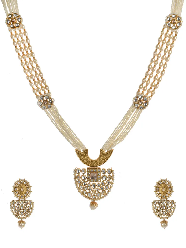 Kundan Mala Set in Gold finish - PRT7203GO