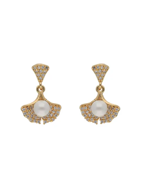 AD / CZ Earrings in Gold finish - AYC863GO