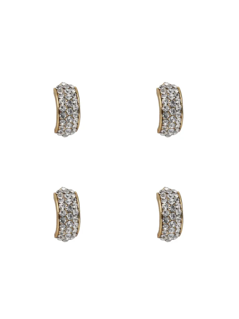 Western Bali type Earrings in Gold finish - ACE2688
