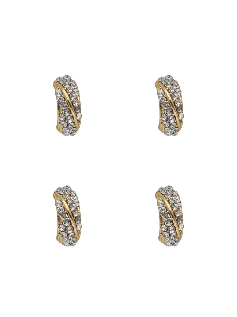 Western Bali type Earrings in Gold finish - ACE2684