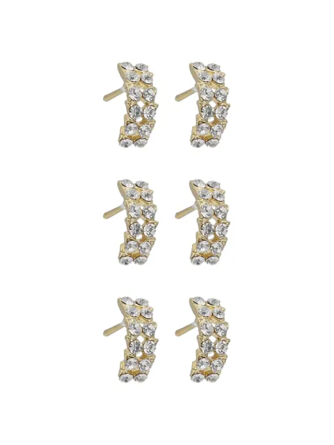 Western Bali type Earrings in Gold finish - ACE987GO