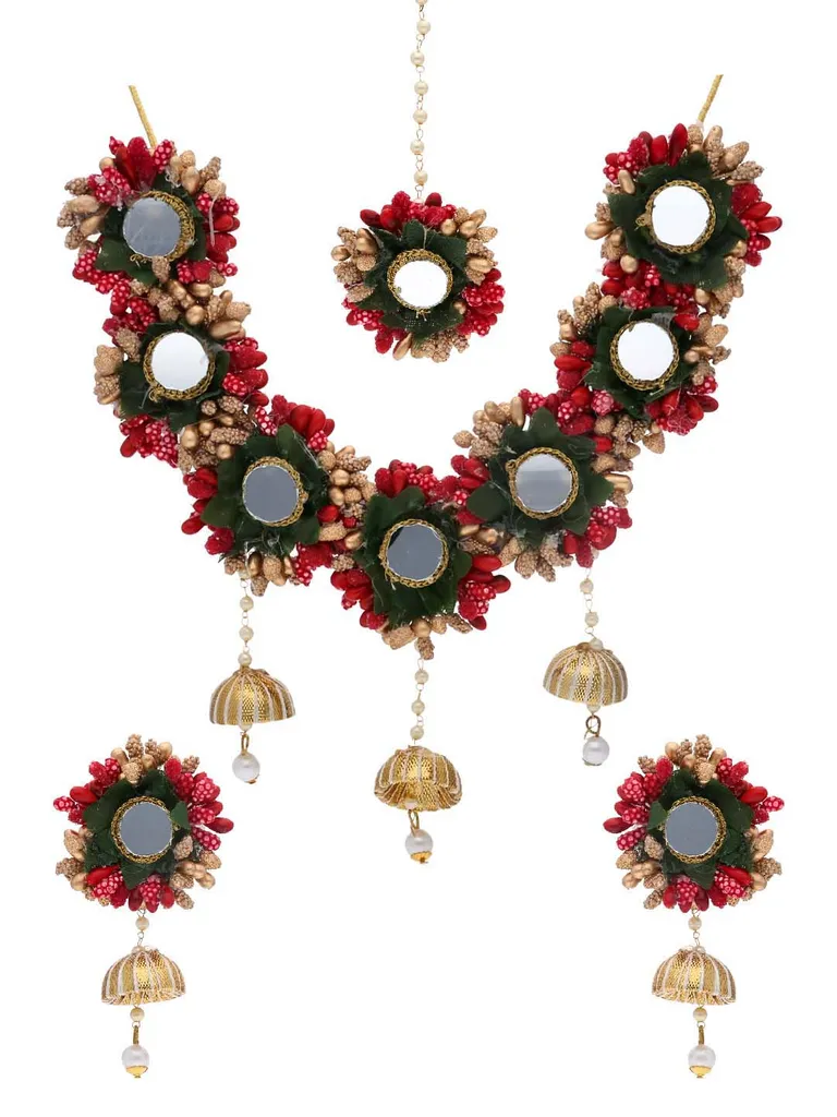 Floral Necklace Set in Assorted color - NANN2