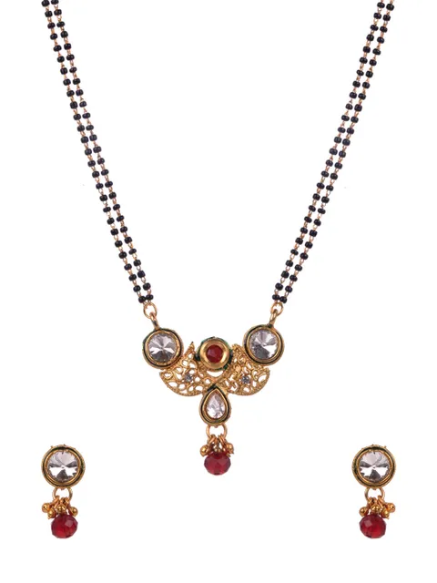 Traditional Double Line Mangalsutra in Gold finish- S31624