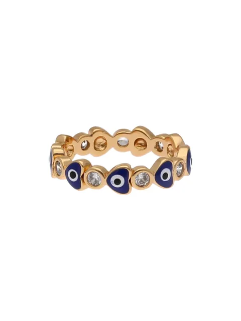 Evil Eye Finger Ring in Gold finish - CNB19022