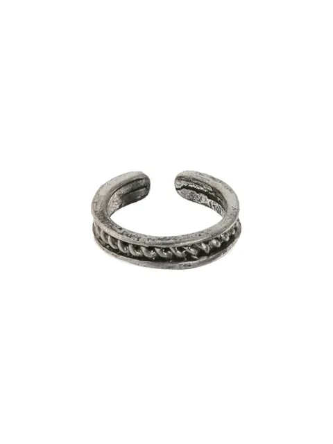 Traditional Toe Ring in Oxidised Silver finish - CNB19053