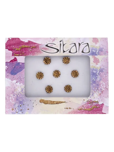 Traditional Bindis in LCT/Champagne color - GHN000501