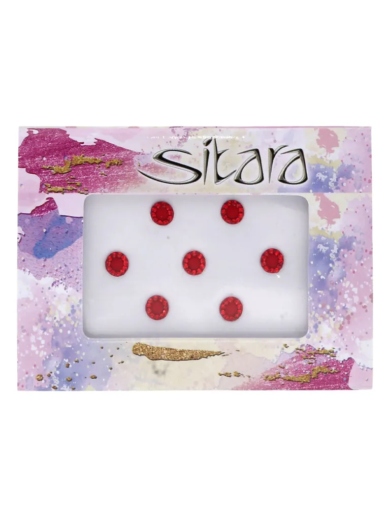 Traditional Bindis in Red color - SUR00033