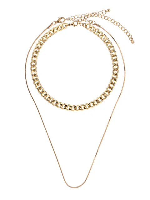 Western Necklace in Gold finish - CNB19546