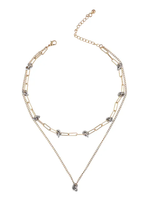 Western Necklace in Two Tone finish - CNB19567