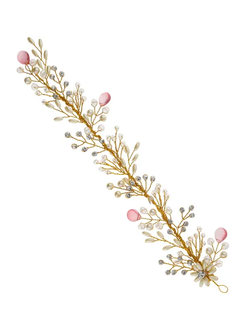 Fancy Tiara in Gold finish - ARE2020G
