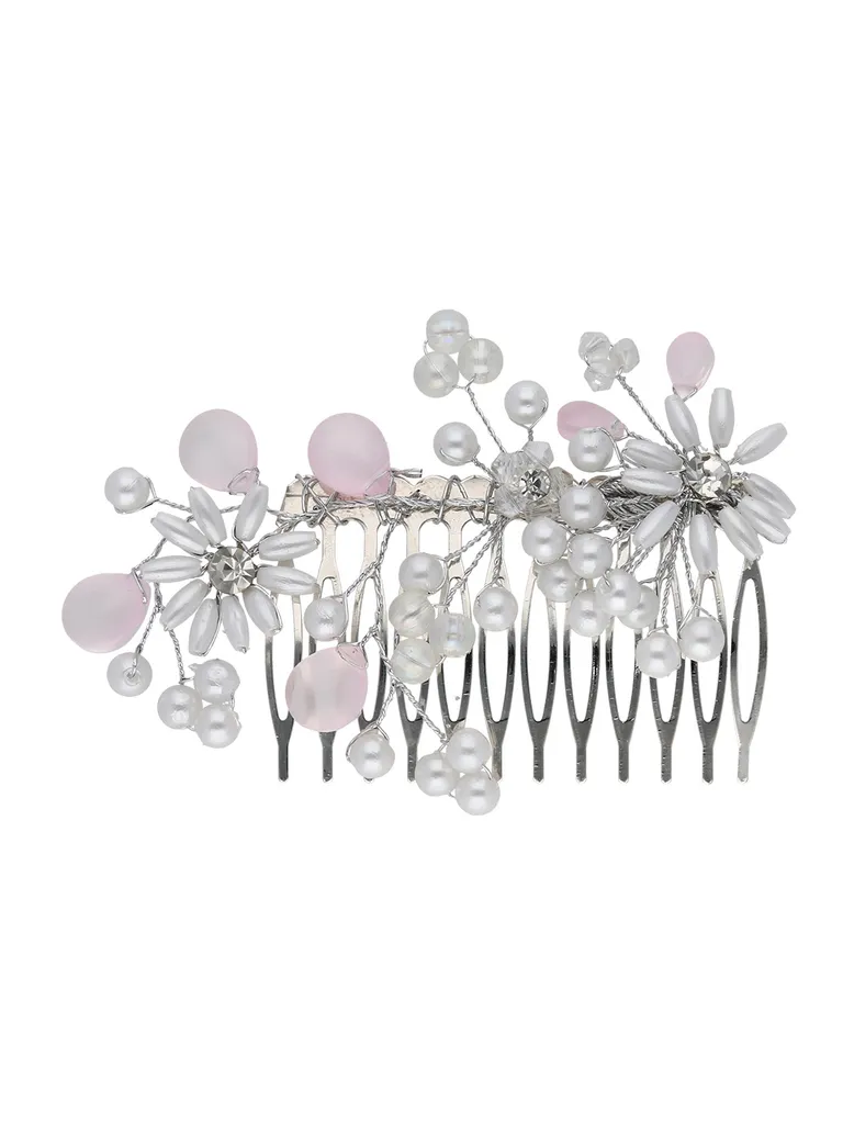 Fancy Comb in Rhodium finish - ARE1004A