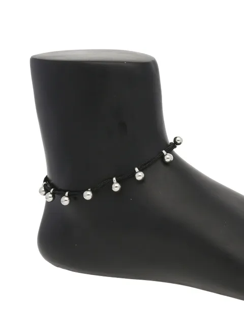 Western Loose Anklet in Rhodium finish - KIR502A