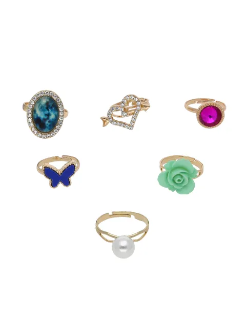 Finger Ring for Baby Girl in Assorted color - CNB20523