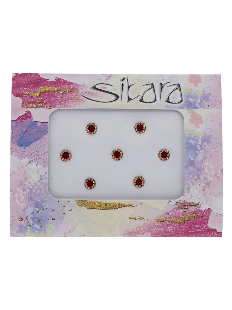 Traditional Bindis in Maroon color - CNB20826