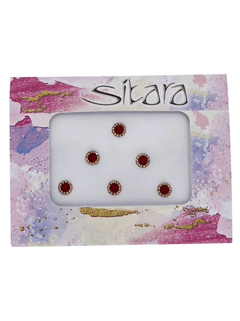 Traditional Bindis in Maroon color - CNB20832