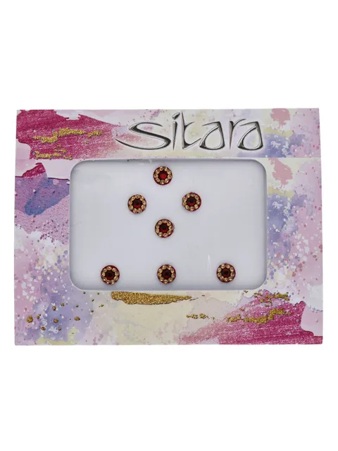 Traditional Bindis in Maroon color - CNB20860