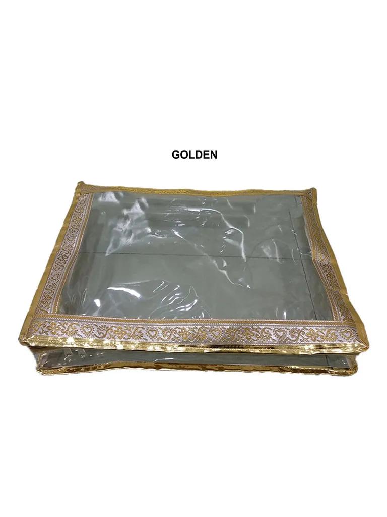 PVC Transparent Saree Cover with Lace - SC-107