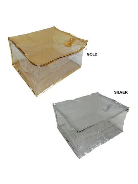 PVC Transparent Saree Cover with Net - SC-317