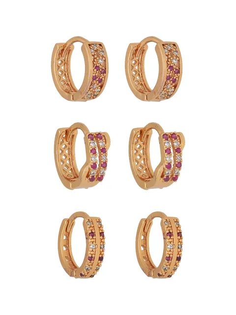 Western Bali / Hoops in Gold finish - CNB20717