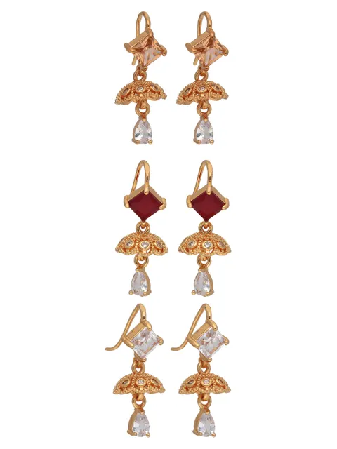 Western Dangler Earrings in Assorted color - CNB20729