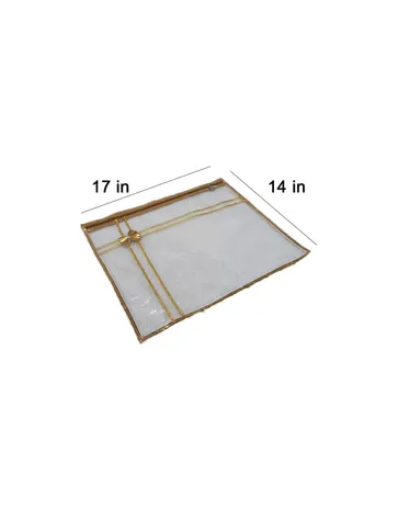 PVC Transparent Single Saree Cover - SC-8