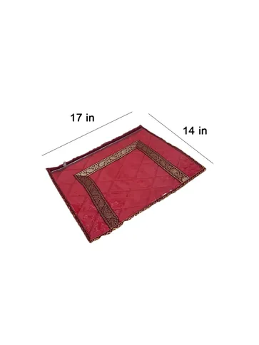 PVC Transparent Single Saree Cover with Satin Material - SC-25
