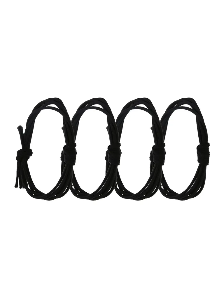 Plain Rubber Bands in Black color - DIV10386