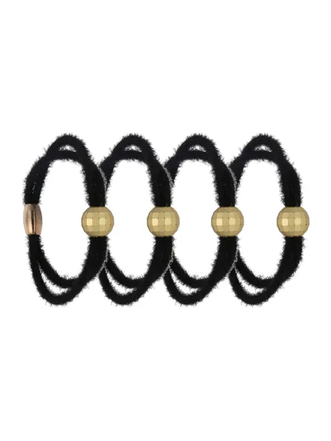 Plain Rubber Bands in Black color - DIV10440