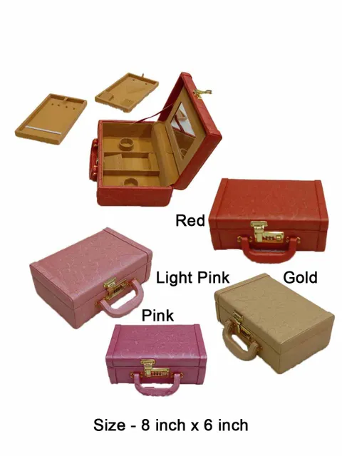Jewellery Box in Assorted color with Lock - JB54-M