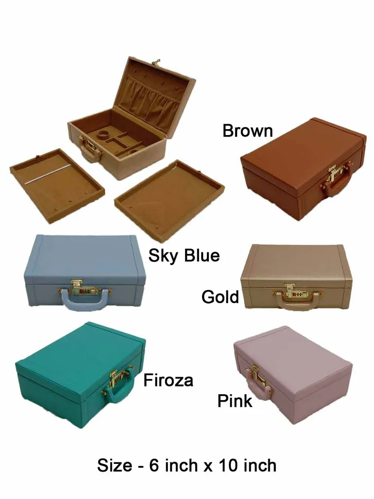 Jewellery Box in Assorted color with Lock - JB-50