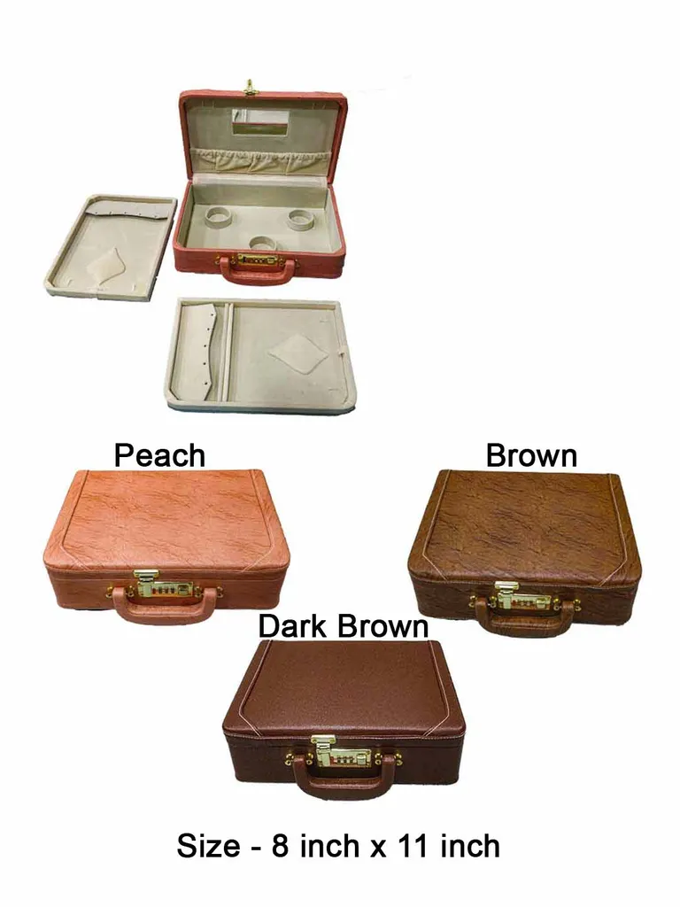 Jewellery Box in Assorted color with Lock - JB-80