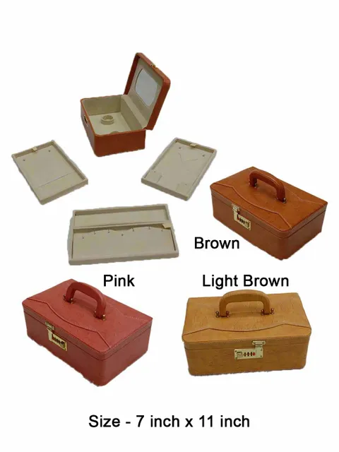 Jewellery Box in Assorted color with Lock - JB-67