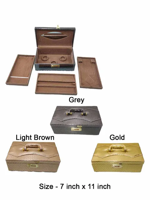 Jewellery Box in Assorted color with Lock - JB-82