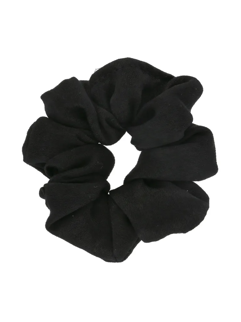 Plain Scrunchies in Black color - BHE2128