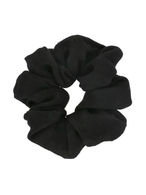 Plain Scrunchies in Black color - BHE2128