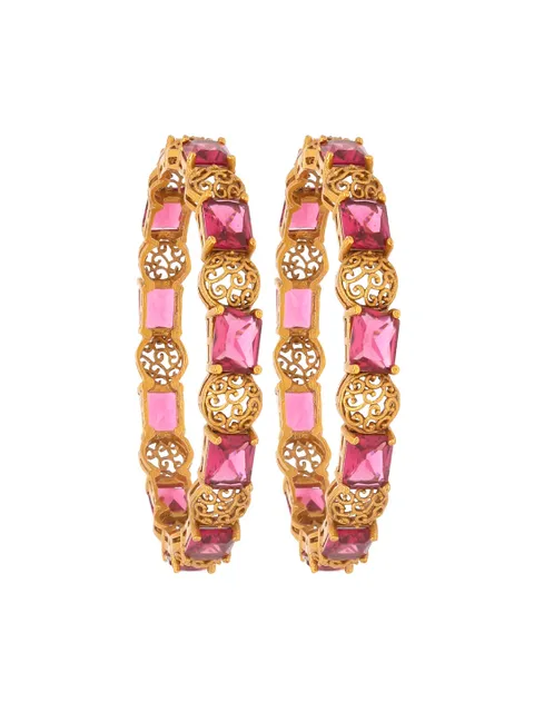 Antique Bangles in Gold finish - CNB22326