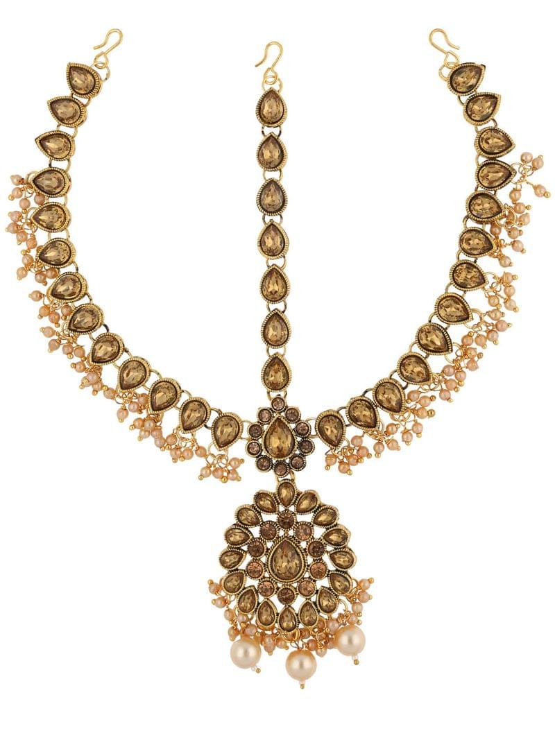 Antique Matha Patti in Gold finish - JGA1716