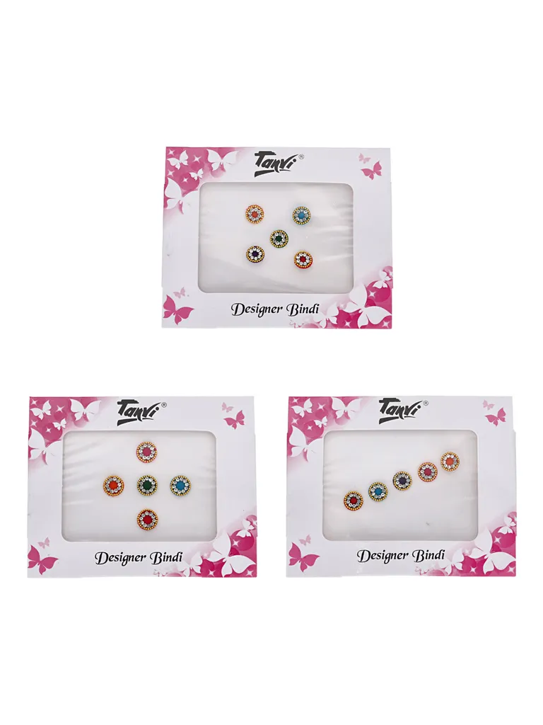 Traditional Bindis in Assorted color - 667-BRA