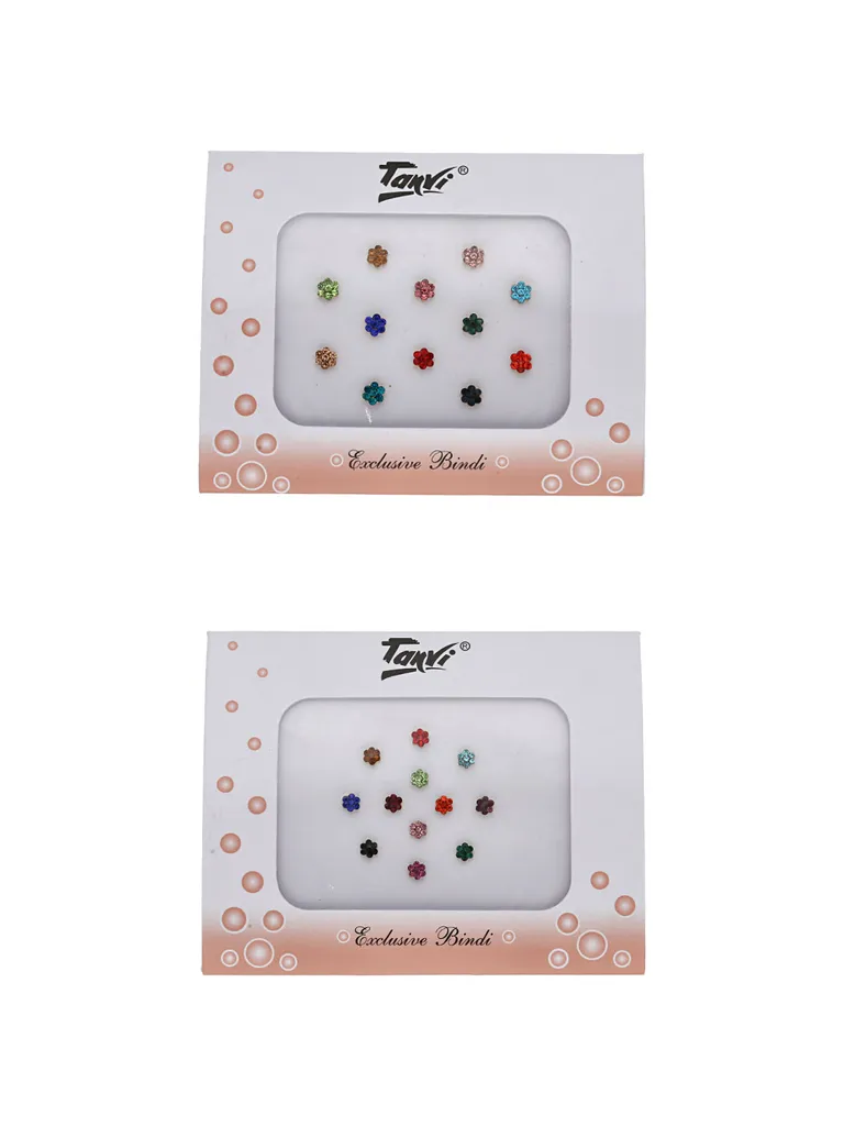 Traditional Bindis in Assorted color - 3570-7.STD