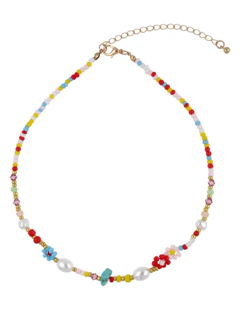 Western Necklace in Gold finish - CNB22558