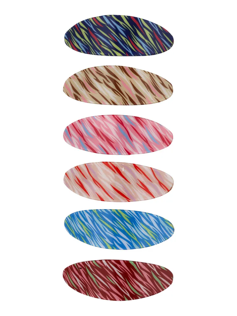 Printed Hair Clip in Assorted color - KIN68
