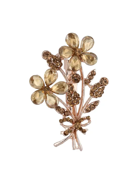 Western Brooch in Rose Gold finish - CNB23806