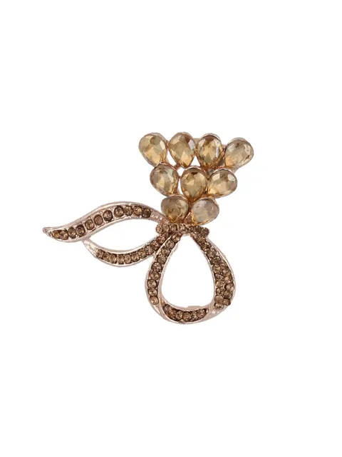 Western Brooch in Rose Gold finish - CNB23814