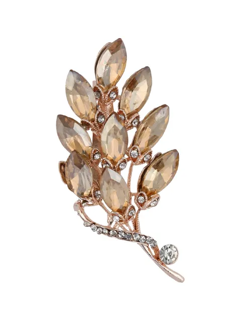 Western Brooch in Rose Gold finish - CNB23812