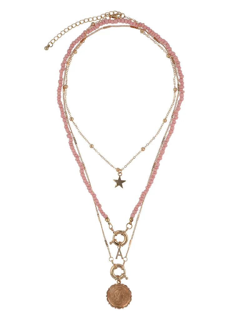 Western Necklace in Gold finish - CNB24301