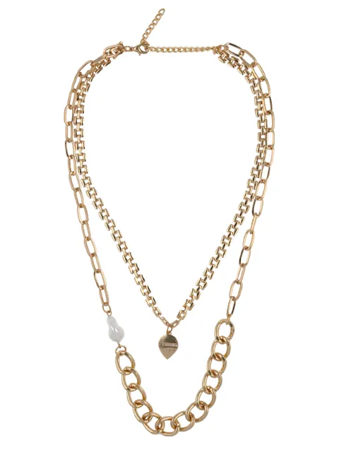 Western Necklace in Gold finish - CNB24327